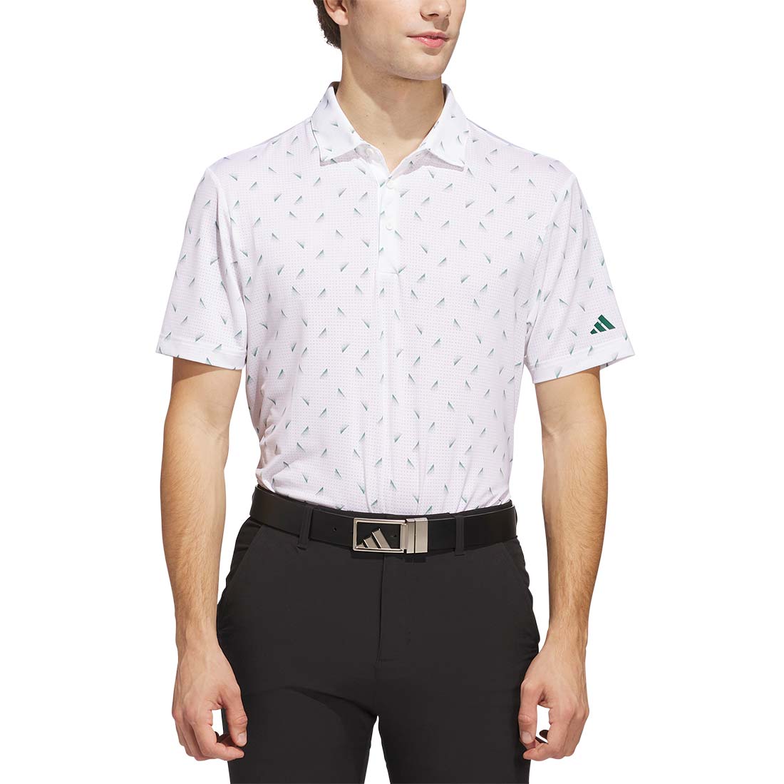 Adidas Ultimate365 Printed Slice Mesh Golf Polo