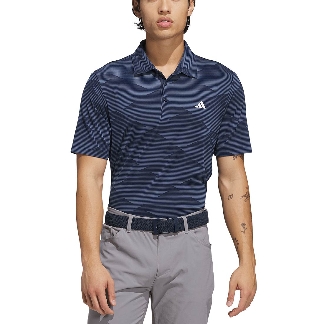 Adidas Ultimate365 Speed Stripe Golf Polo