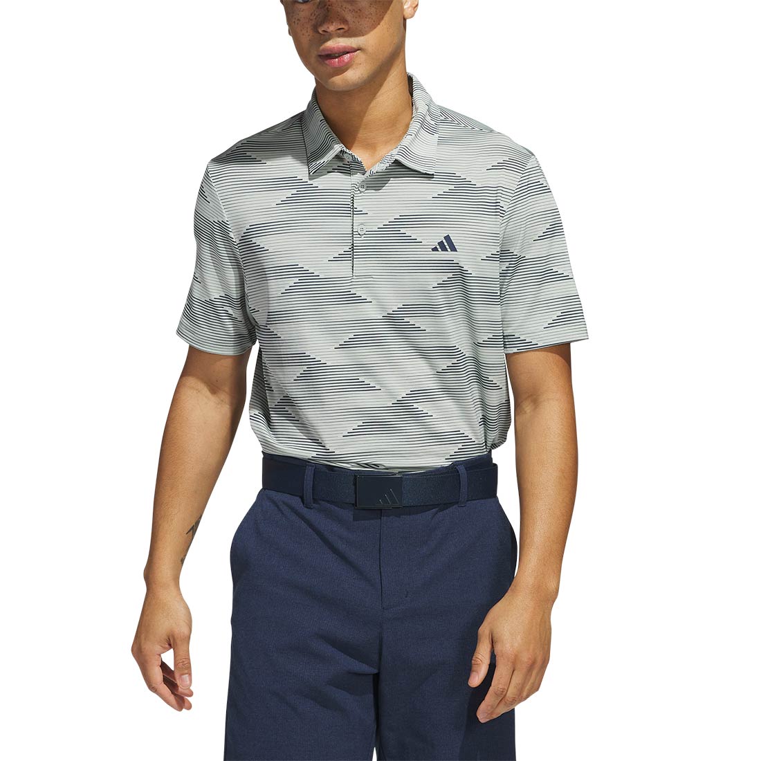 Adidas Ultimate365 Speed Stripe Golf Polo