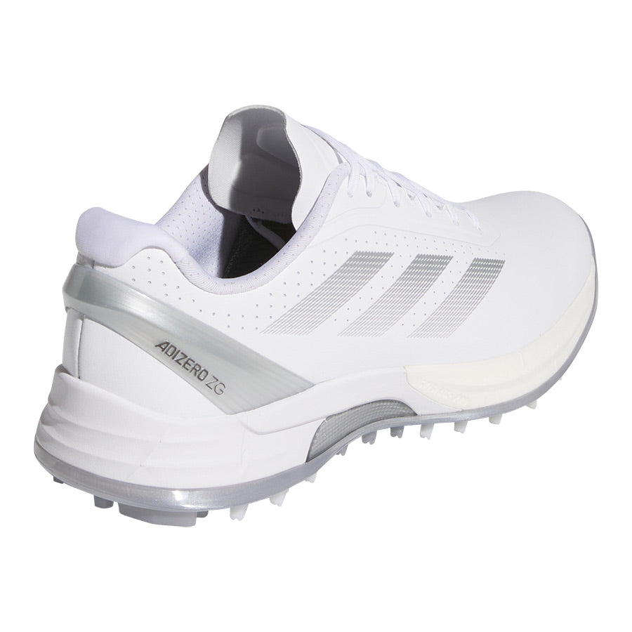 Adidas Women's Adizero ZG Golf Shoes White/Silver/Grey Two