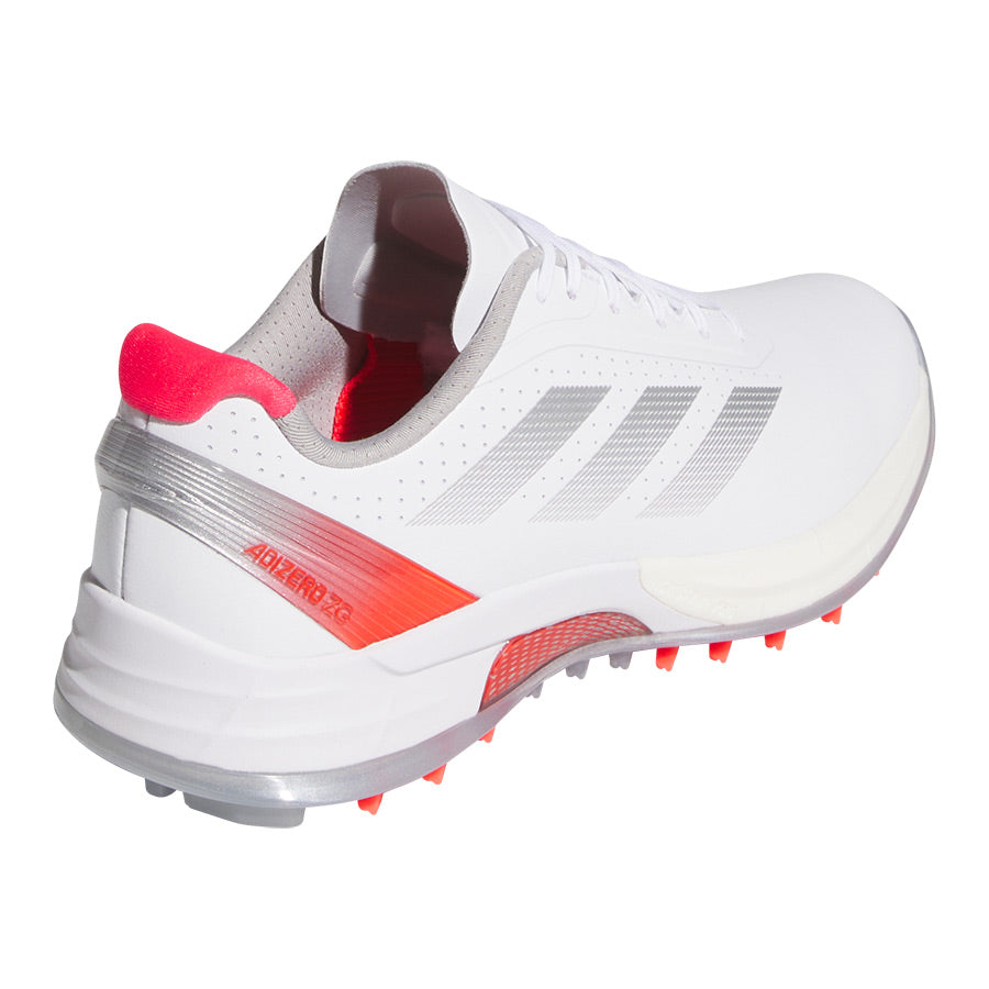 Adidas Women's Adizero ZG Golf Shoes White/Silver/Lucid Red