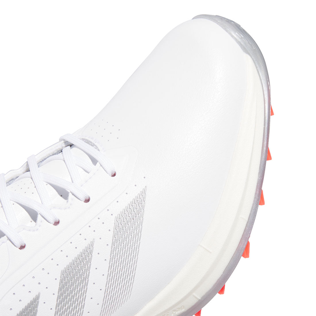 Adidas Women's Adizero ZG Golf Shoes White/Silver/Lucid Red – Golf