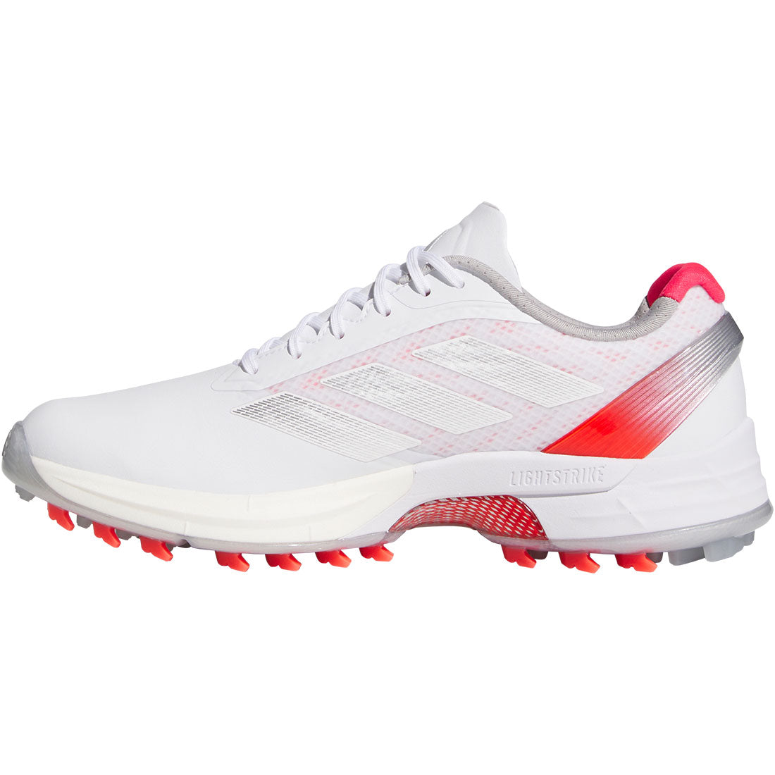 adidas adizero レディースゴルフシューズ Adidas Women's Adizero ZG Golf Shoes White/Silver/Lucid Red – Golf