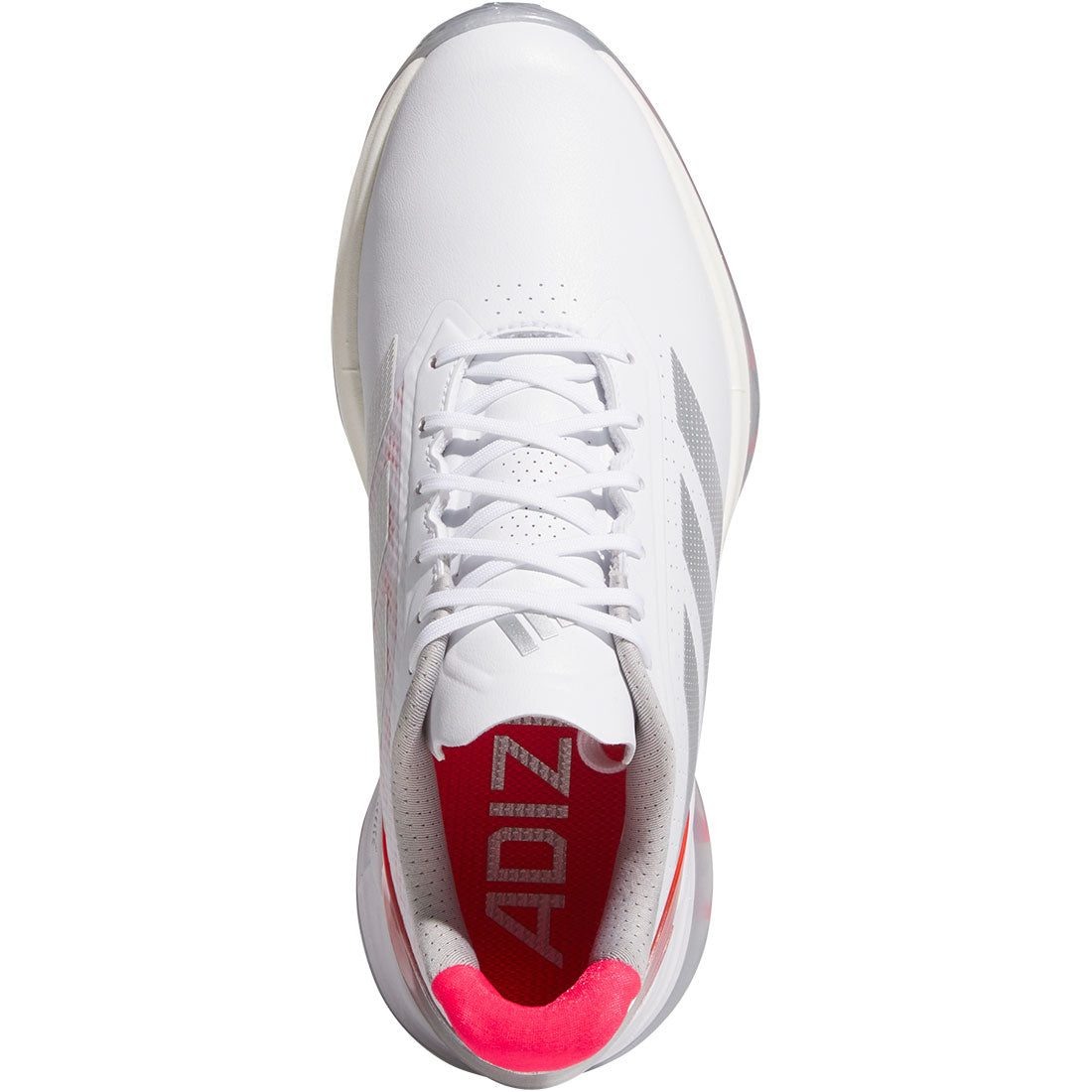 Adidas Women's Adizero ZG Golf Shoes White/Silver/Lucid Red – Golf