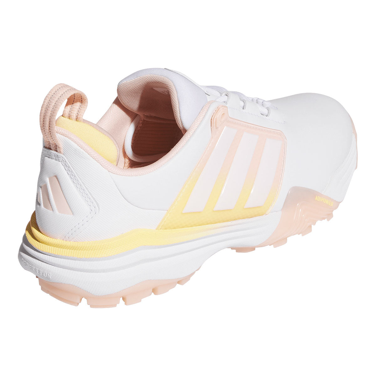 Adidas Women's Adipower 26 SL Golf Shoes White/Blush Pink/Ice Tangerine