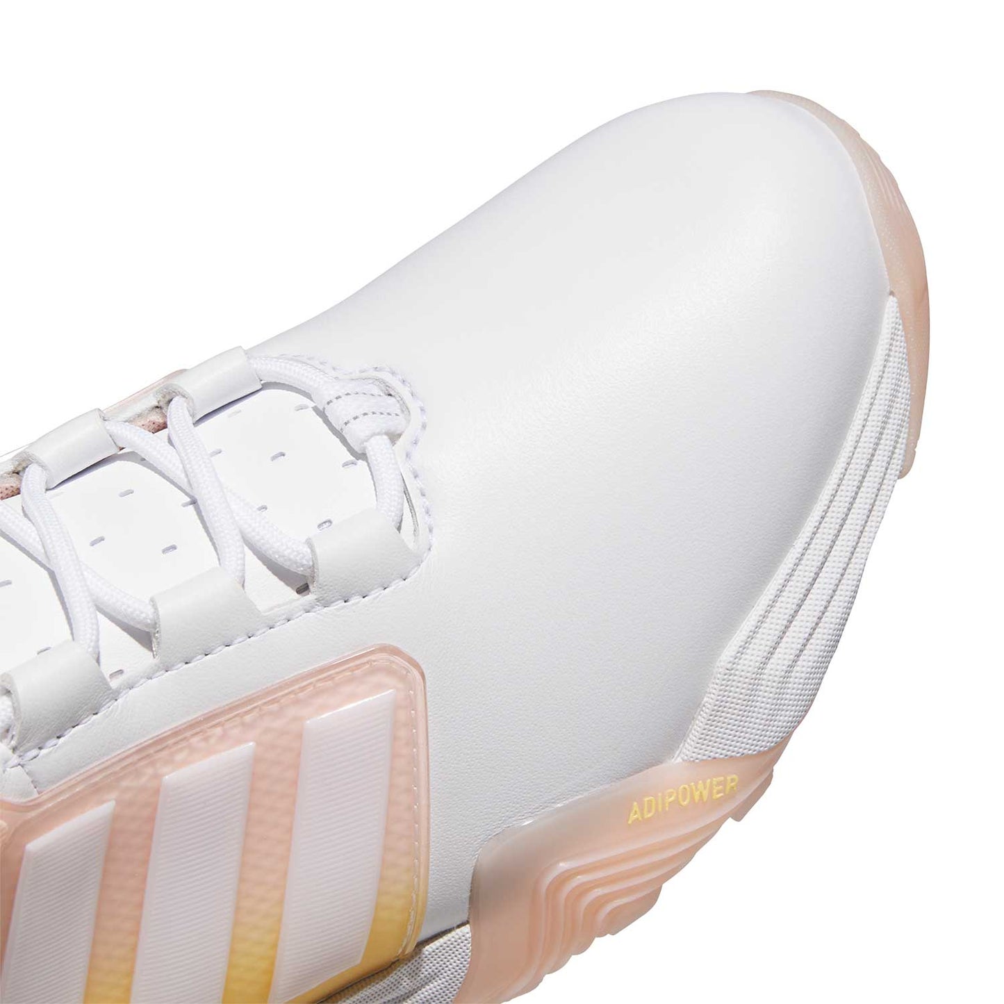 Adidas Women's Adipower 26 SL Golf Shoes White/Blush Pink/Ice Tangerine