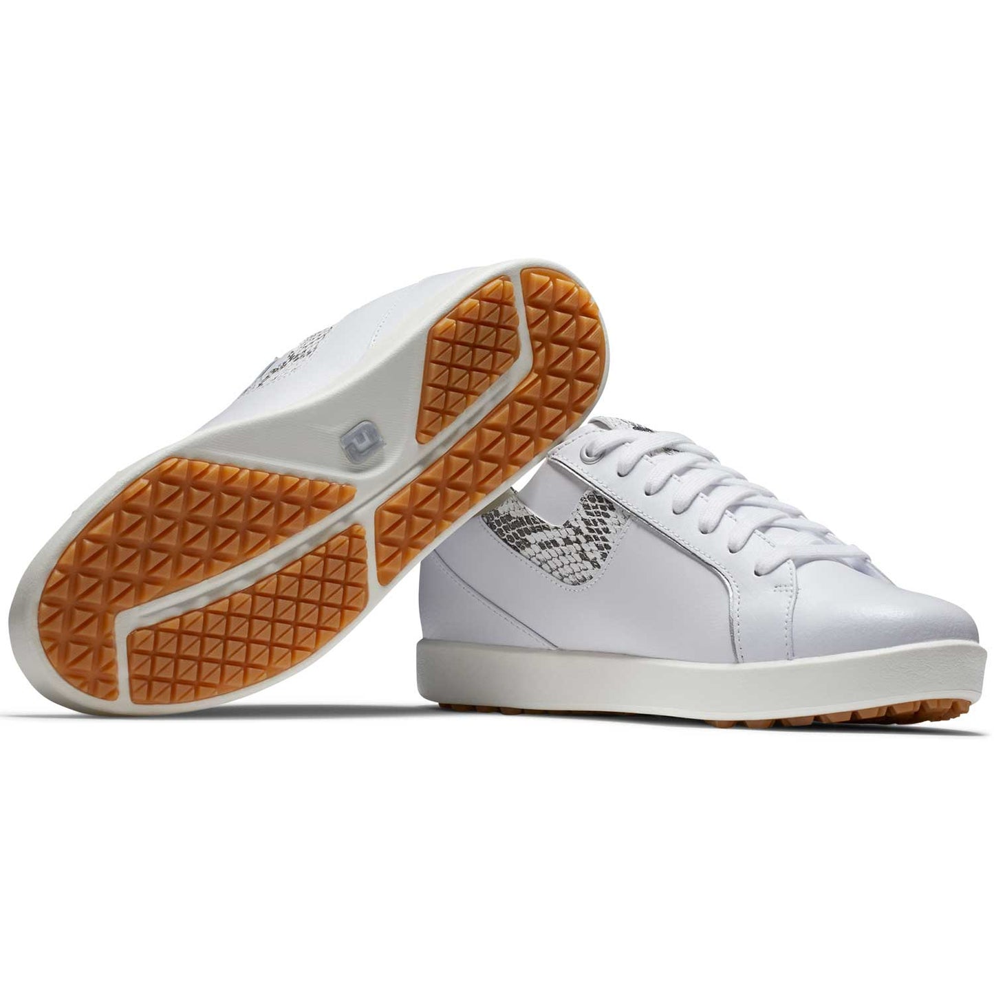 FootJoy Women's FJ Links Golf Shoes White/Snake