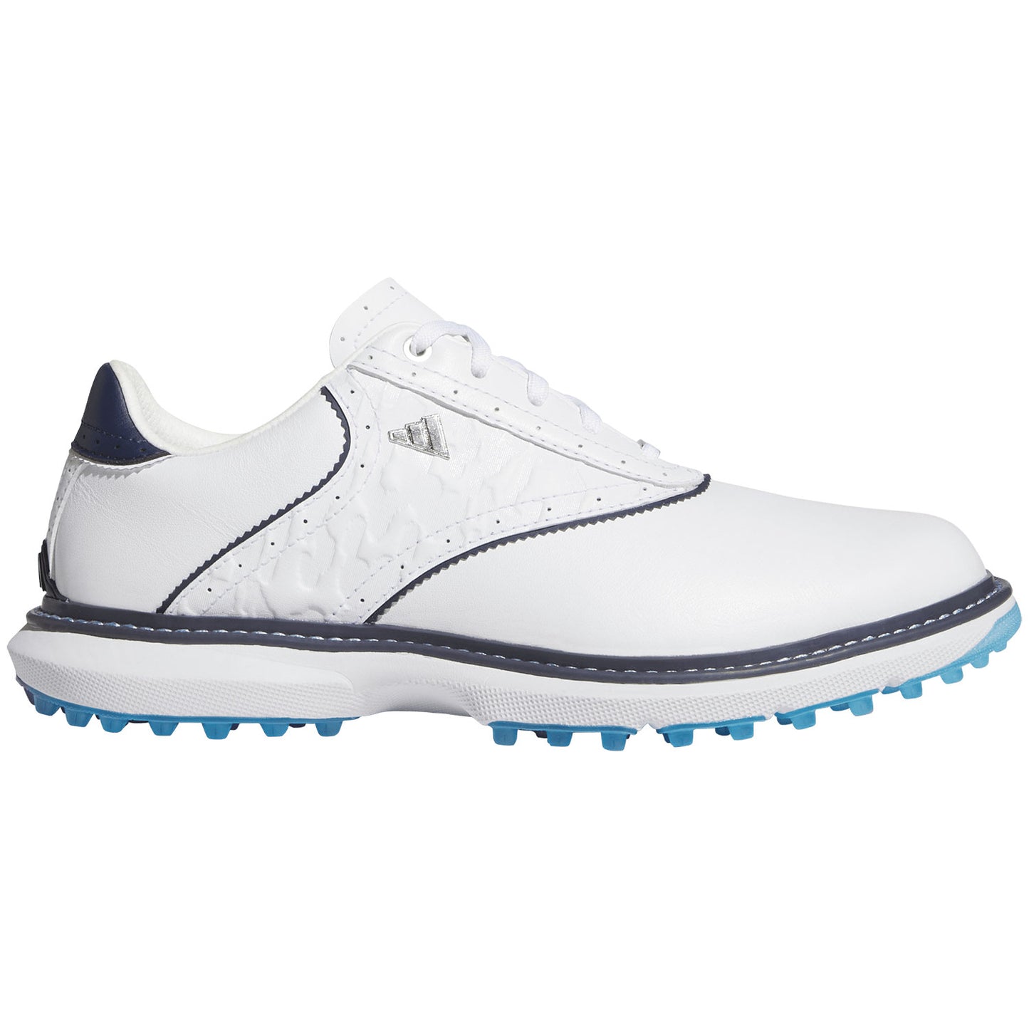 Adidas Women's MC70 SL Golf Shoes White/Collegiate Navy/Lucid Ray Blue