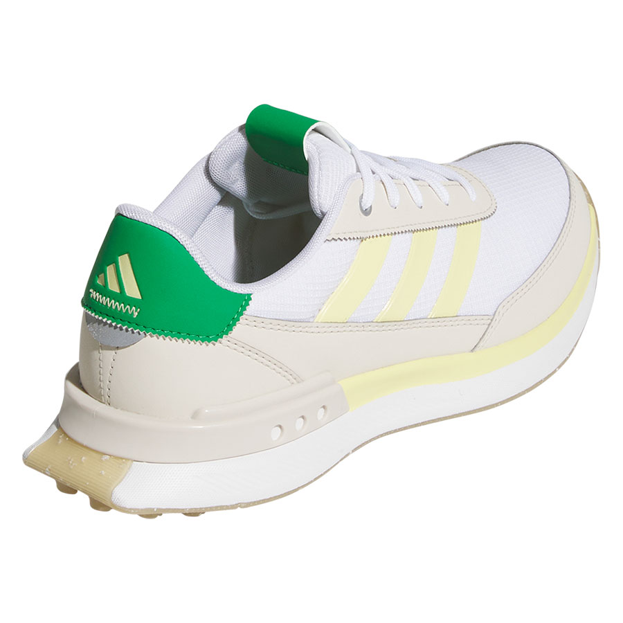 Adidas Women's S2G Spikeless 24 Golf Shoes White/Powder Yellow/Green