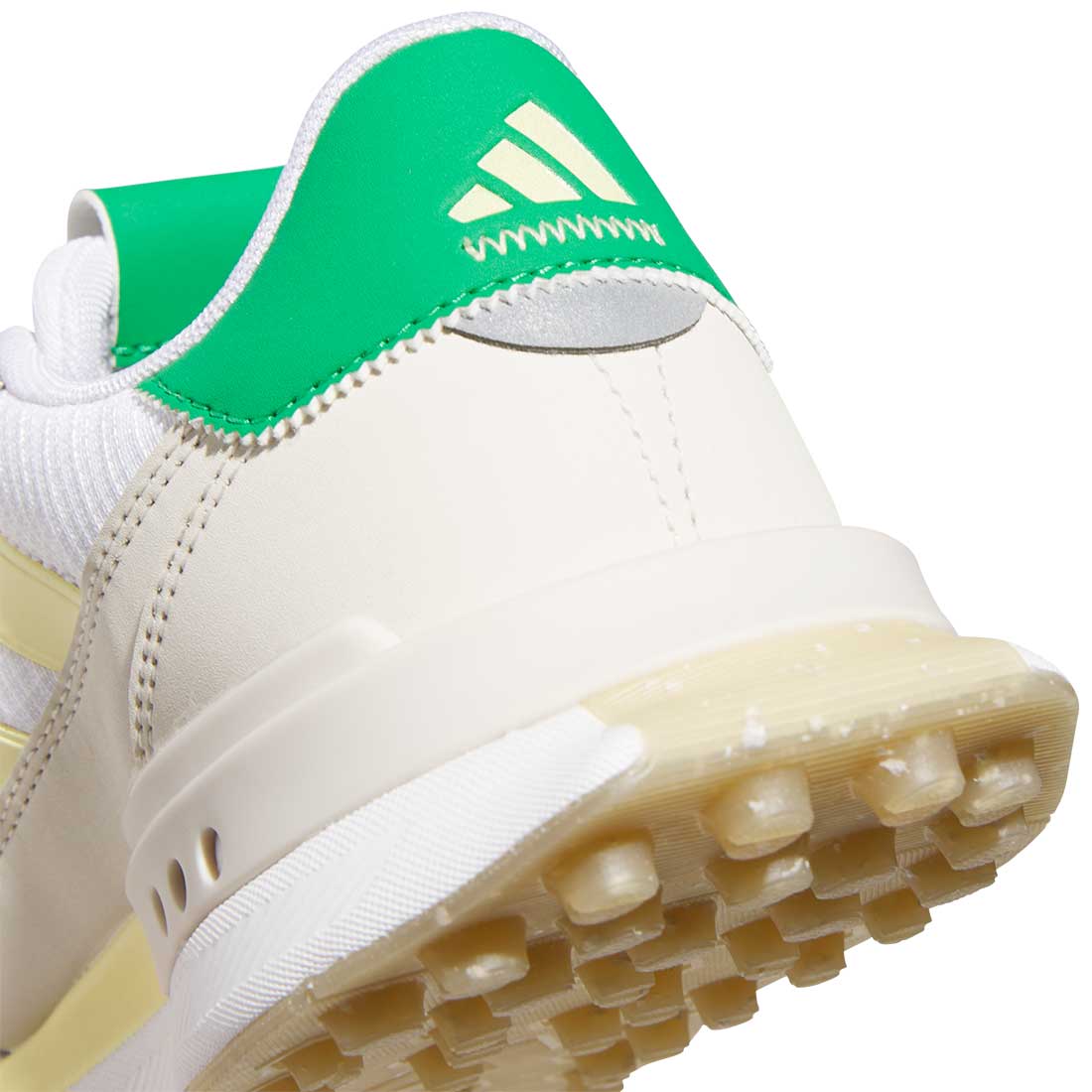 Adidas Women's S2G Spikeless 24 Golf Shoes White/Powder Yellow/Green