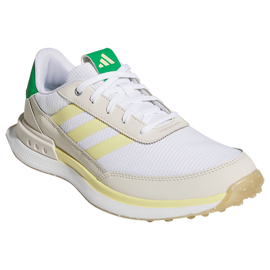 Adidas Women's S2G Spikeless 24 Golf Shoes White/Powder Yellow/Green