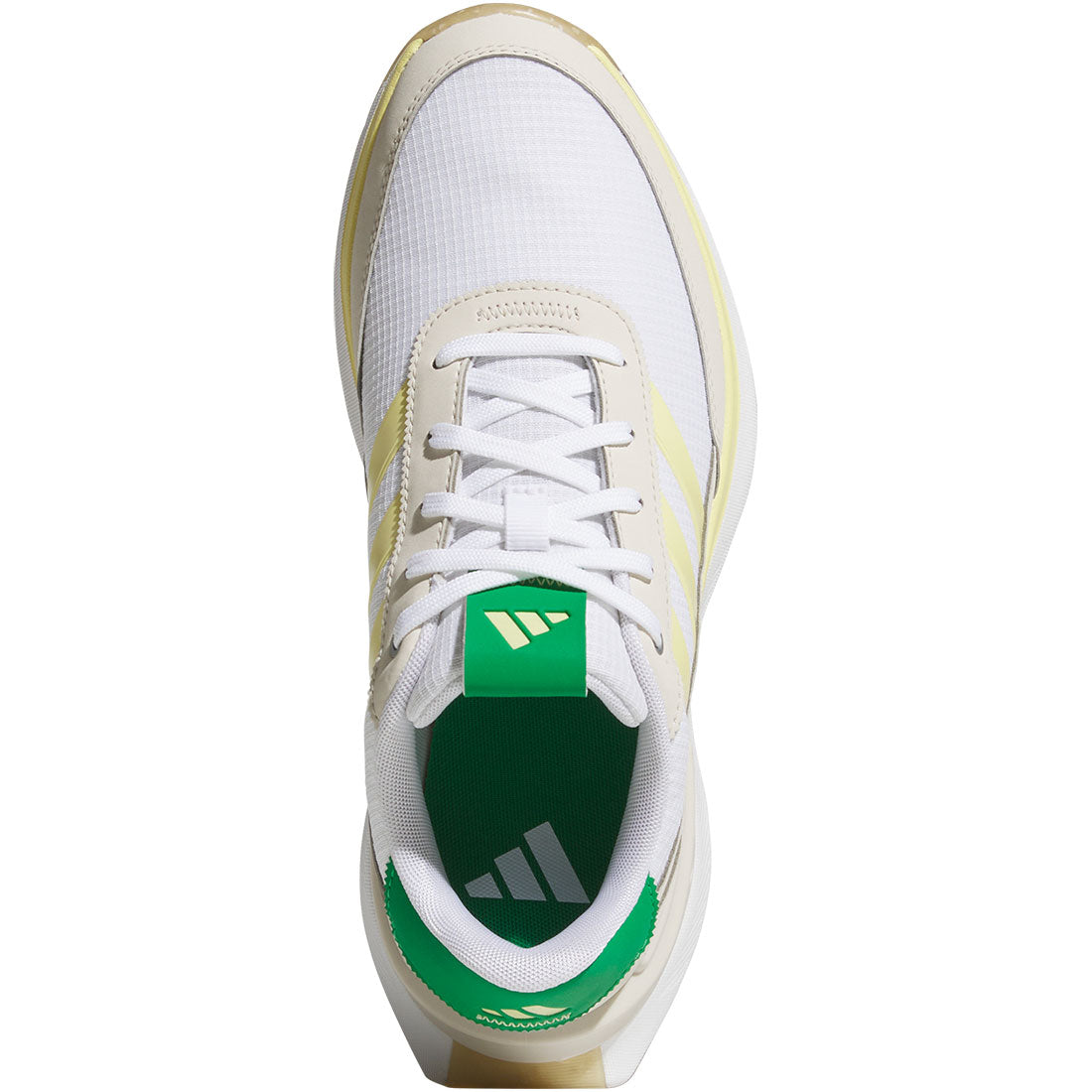 Adidas Women's S2G Spikeless 24 Golf Shoes White/Powder Yellow/Green