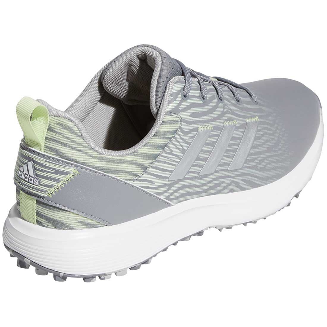 adidas Women's S2G Spikeless Golf Shoes Grey Three/Silver/Pulse Lime - 5.5 / Medium adidas Women's S2G Spikeless Golf Shoes Grey Three/Silver/Pulse Lime - 5.5 / Medium
