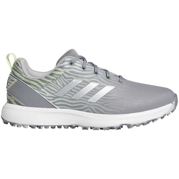 adidas Women's S2G Spikeless Golf Shoes Grey Three/Silver/Pulse Lime - 5.5 / Medium adidas Women's S2G Spikeless Golf Shoes Grey Three/Silver/Pulse Lime - 5.5 / Medium