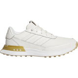 Adidas Women's S2G Spikeless Leather '25 Golf Shoes Off White/Gold