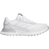 Adidas Women's S2G Spikeless Leather '25 Golf Shoes White/White/Silver