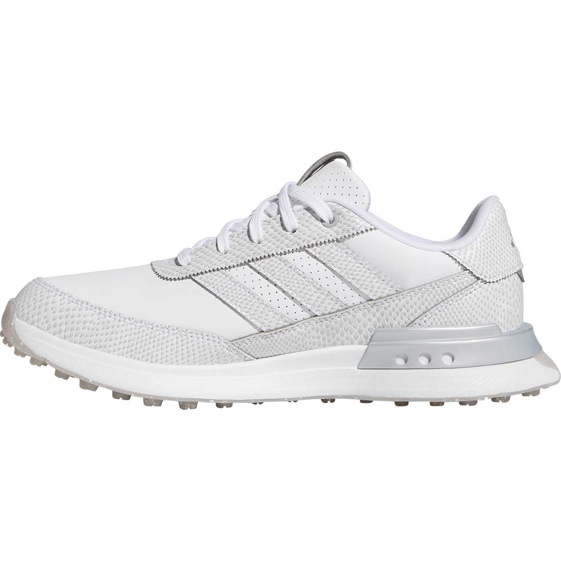 Adidas Women's S2G Spikeless Leather '25 Golf Shoes White/White/Silver