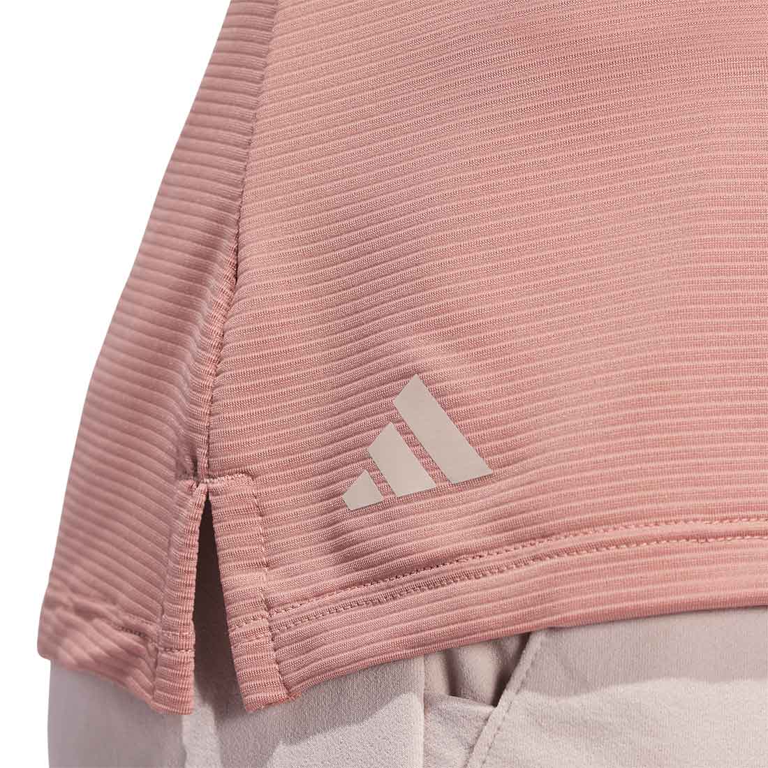 Adidas Women's Solid Ottoman Sleeveless Polo