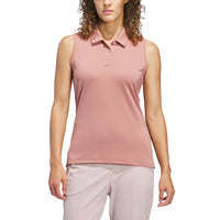 Adidas Women's Solid Ottoman Sleeveless Polo