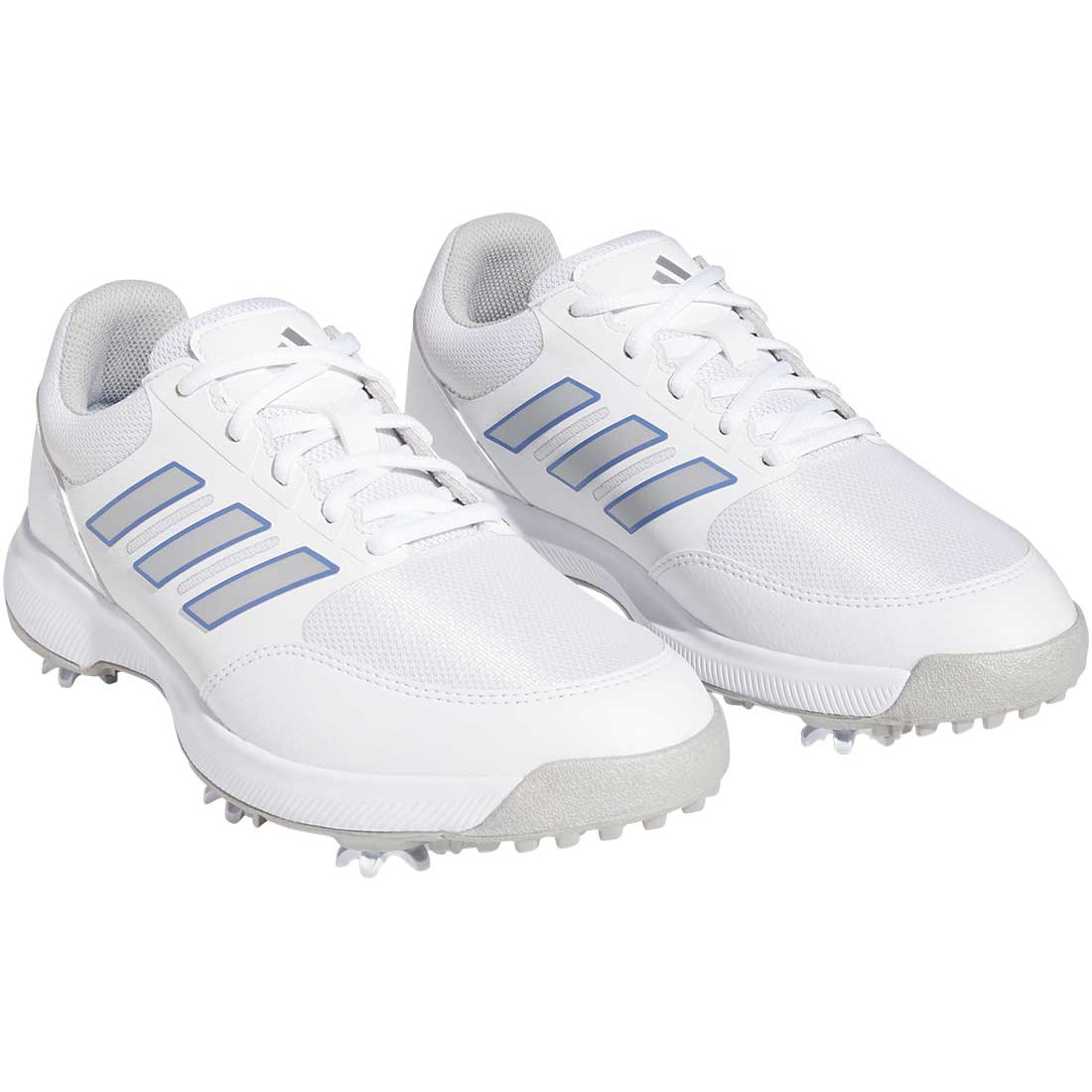 Adidas Women's Tech Response 3.0 Golf Shoes White/Silver/Blue Fusion