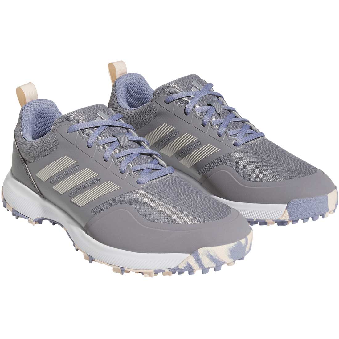 Adidas Women's Tech Response 3.0 SL Golf Shoes Grey Three/Silver/Silver Violet