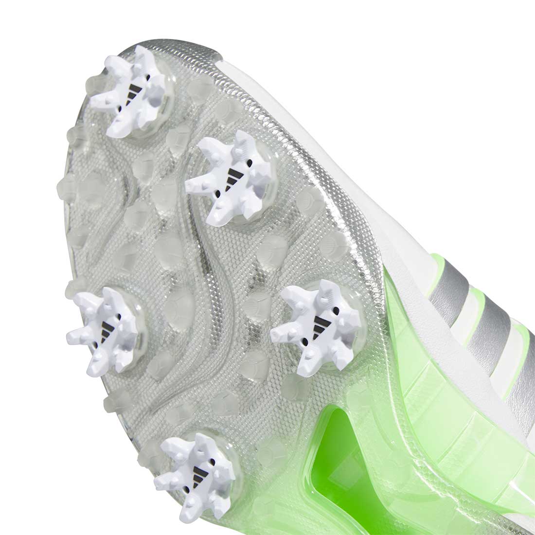 Adidas Women's Tour360 24 BOA Golf Shoes White/Silver/Green Spark