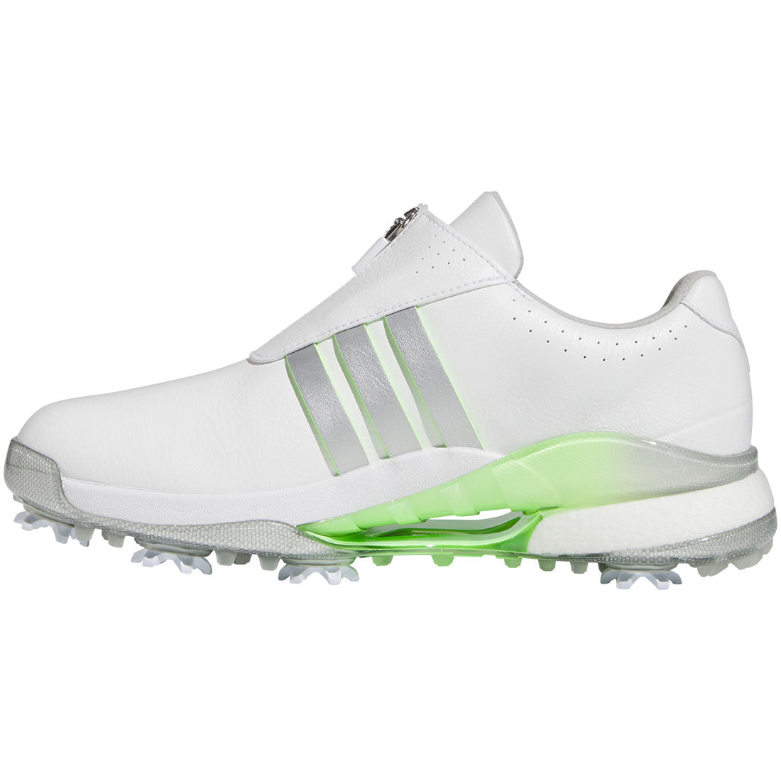 Adidas Women's Tour360 24 BOA Golf Shoes White/Silver/Green Spark