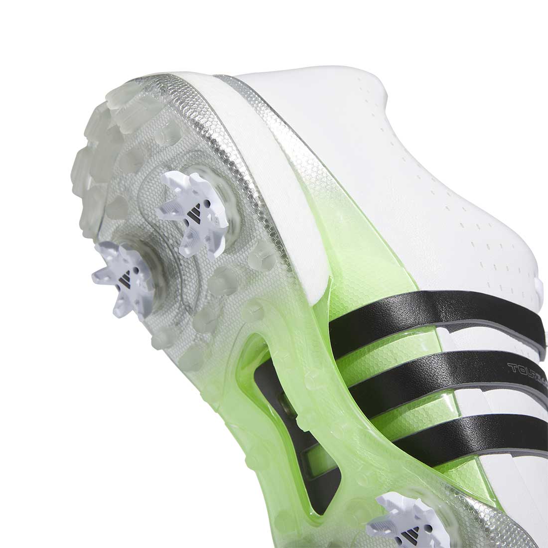 Adidas Women's Tour360 24 Golf Shoes White/Black/Green Spark