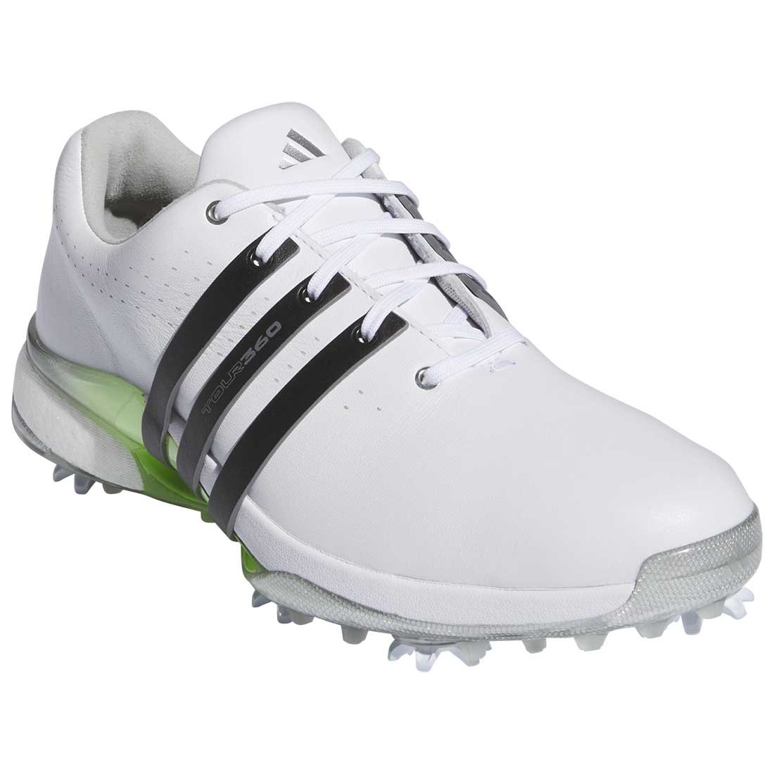 Adidas Women's Tour360 24 Golf Shoes White/Black/Green Spark