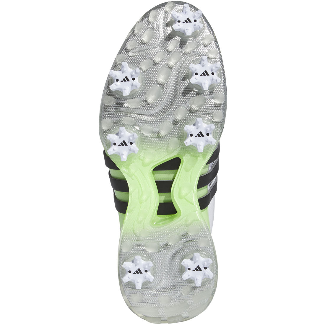 Adidas Women's Tour360 24 Golf Shoes White/Black/Green Spark