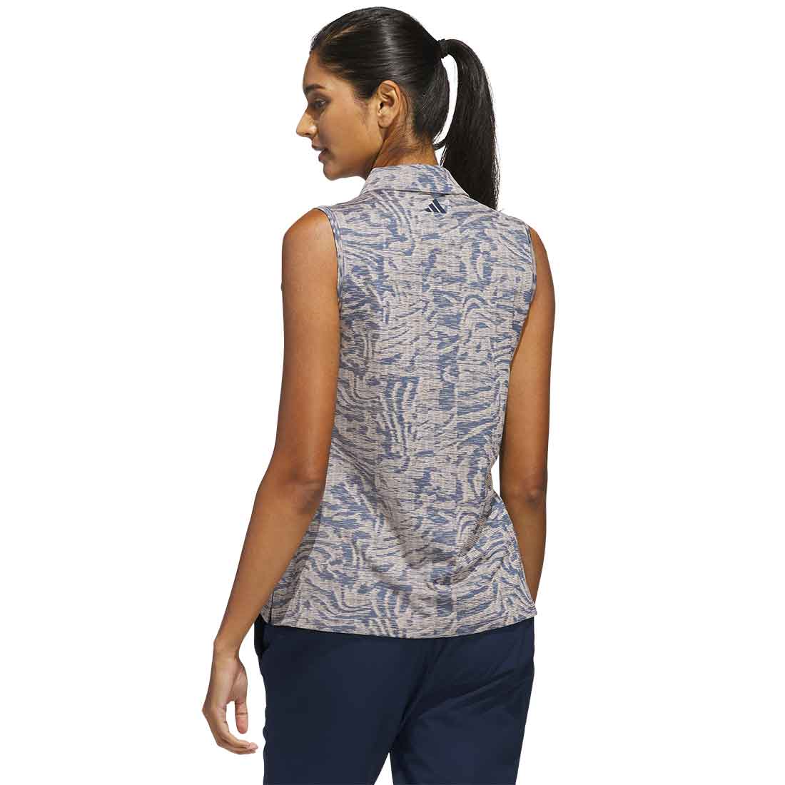 Adidas Women's Ultimate365 Jacquard Sleeveless Polo