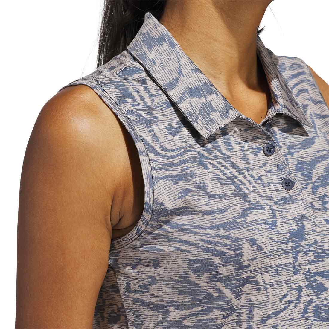 Adidas Women's Ultimate365 Jacquard Sleeveless Polo