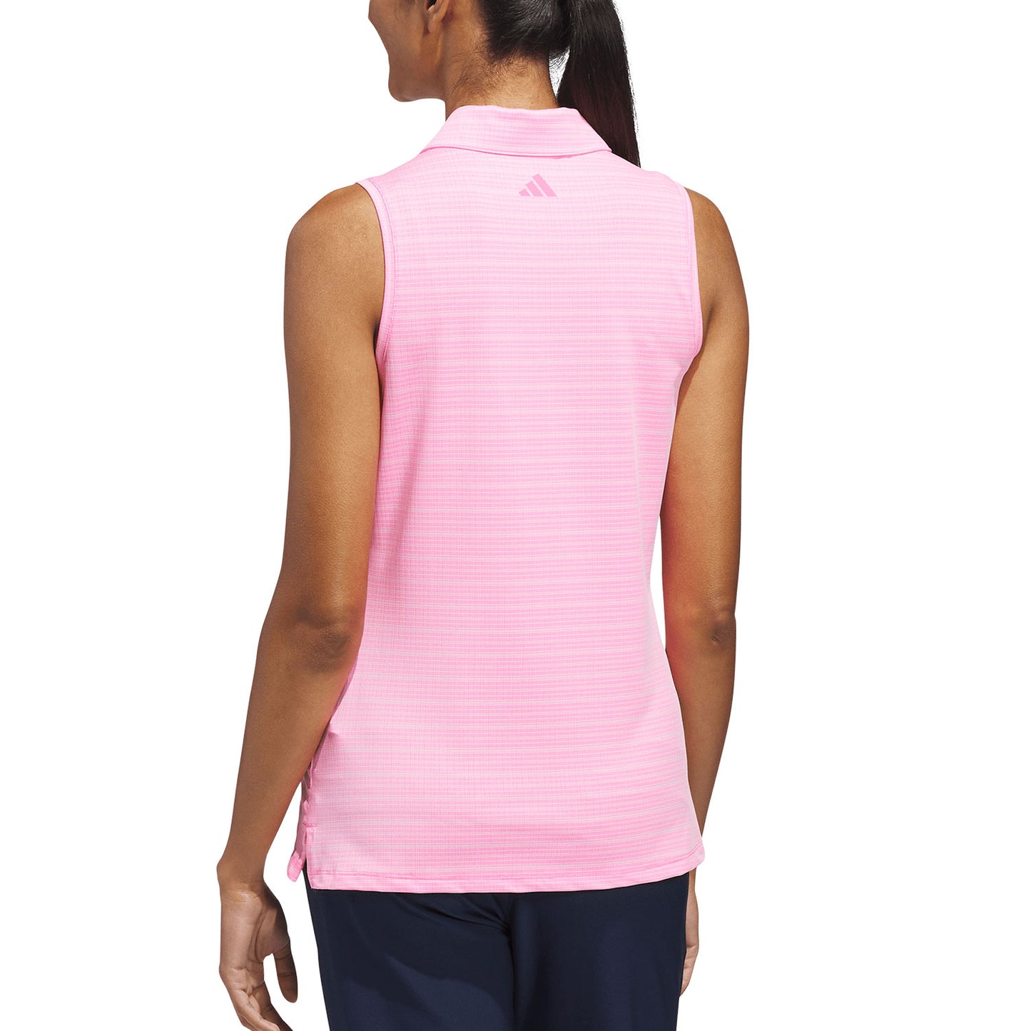 Adidas Women's Ultimate365 Jacquard Sleeveless Golf Polo