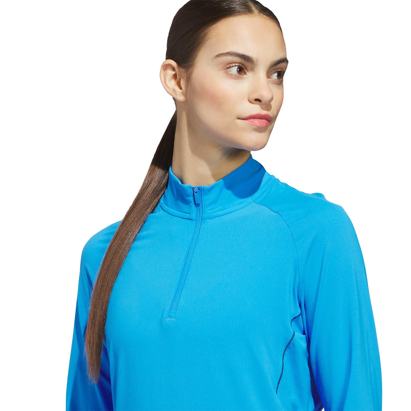 Adidas Women's Ultimate365 Solid Quater Zip Golf Mock