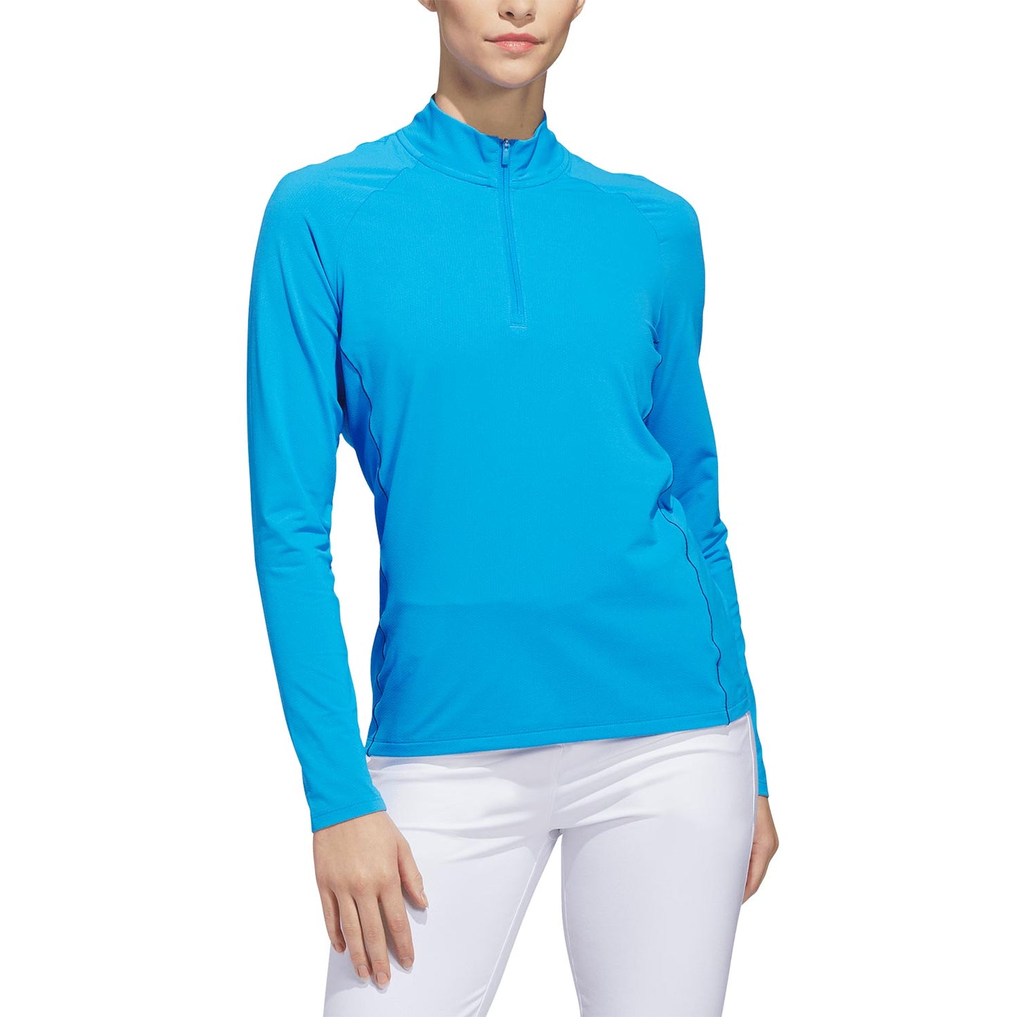 Adidas Women's Ultimate365 Solid Quater Zip Golf Mock