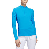 Adidas Women's Ultimate365 Solid Quater Zip Golf Mock