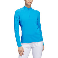 Adidas Women's Ultimate365 Solid Quater Zip Golf Mock