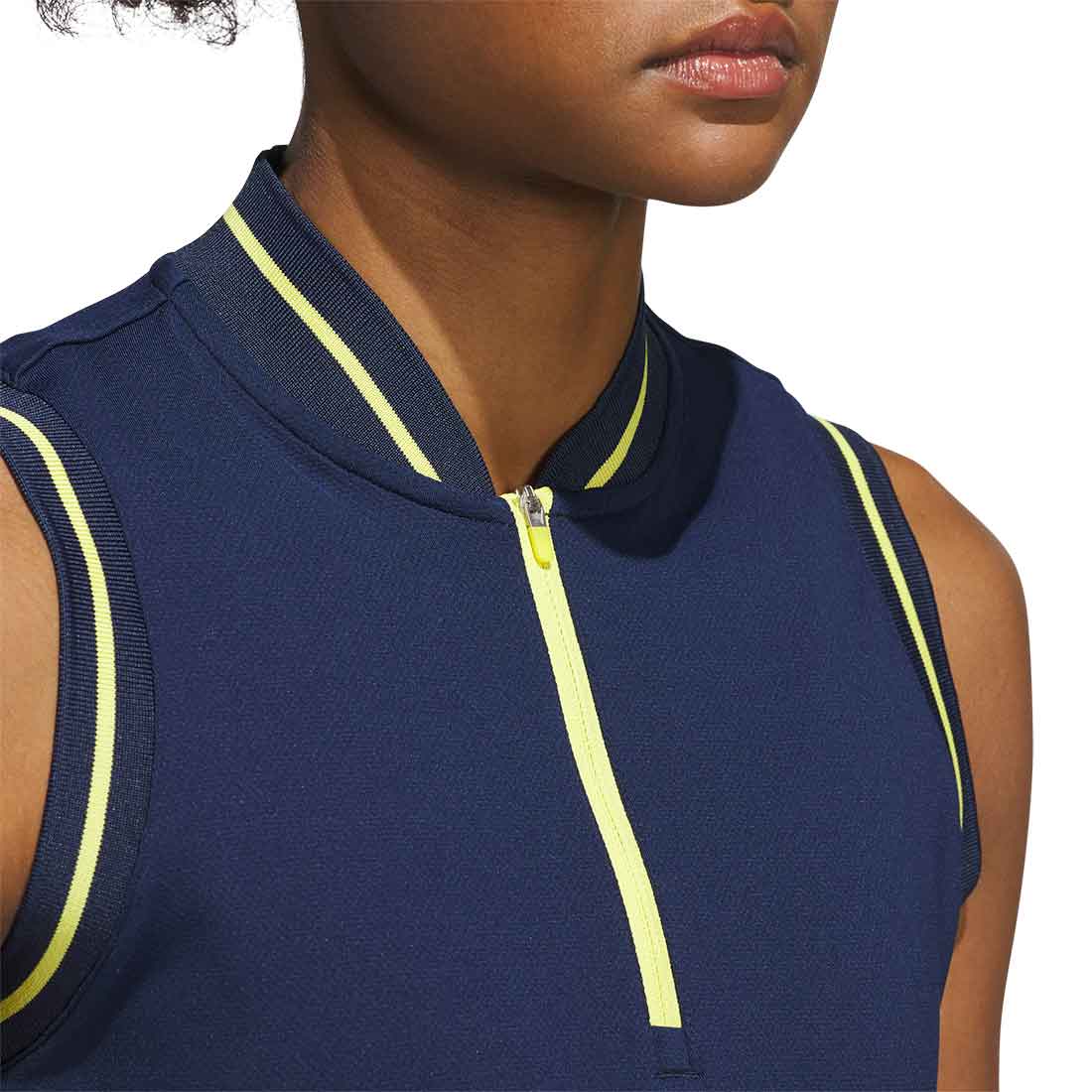 Adidas Women's Ultimate365 Zip Sleeveless Polo
