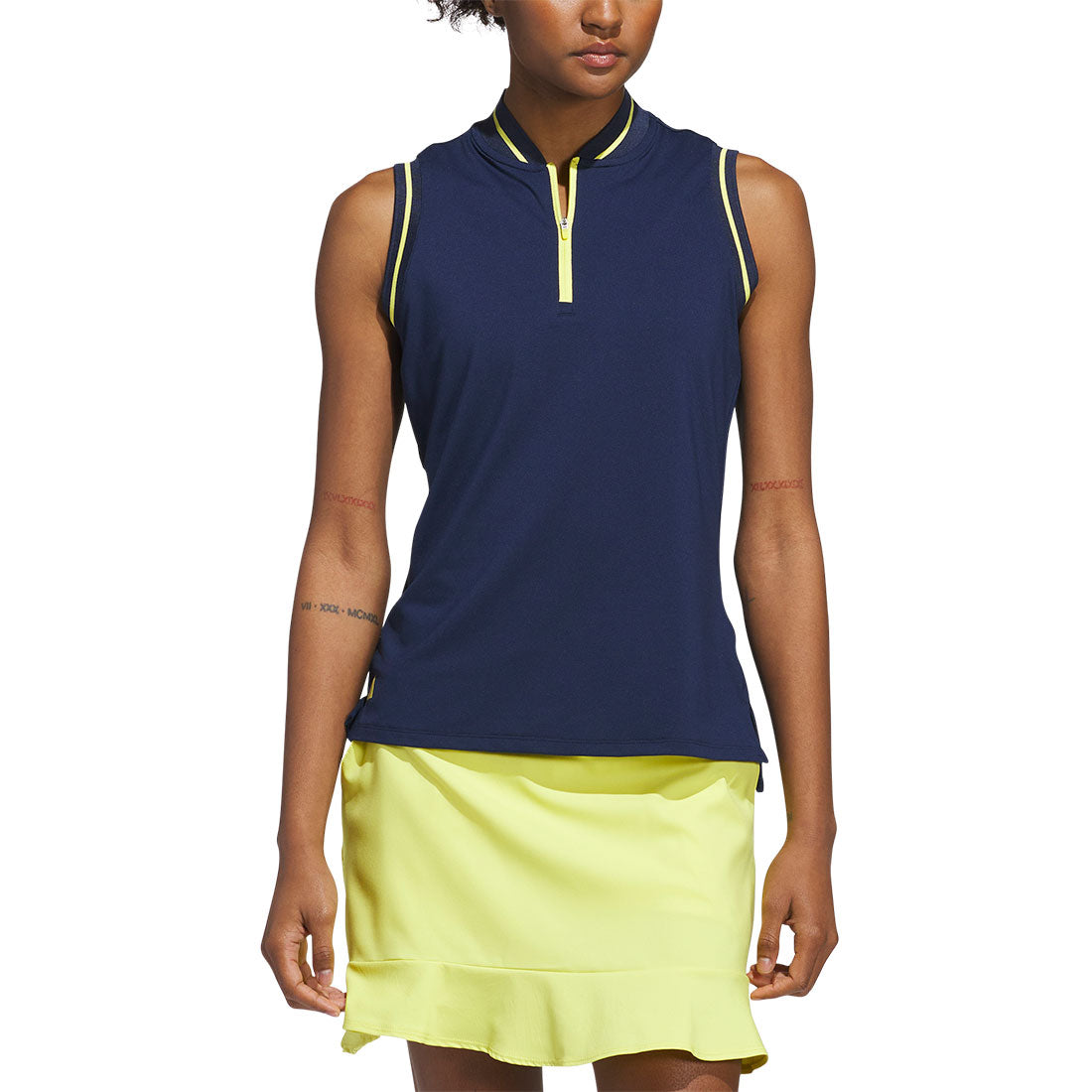 Adidas Women's Ultimate365 Zip Sleeveless Polo
