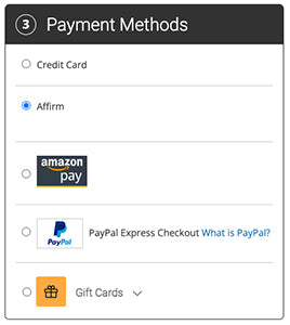 1. Fill you cart