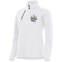 Antigua Women's Seattle Seahawks Super Bowl LX Champions Generation Quarter Zip Golf Pullover