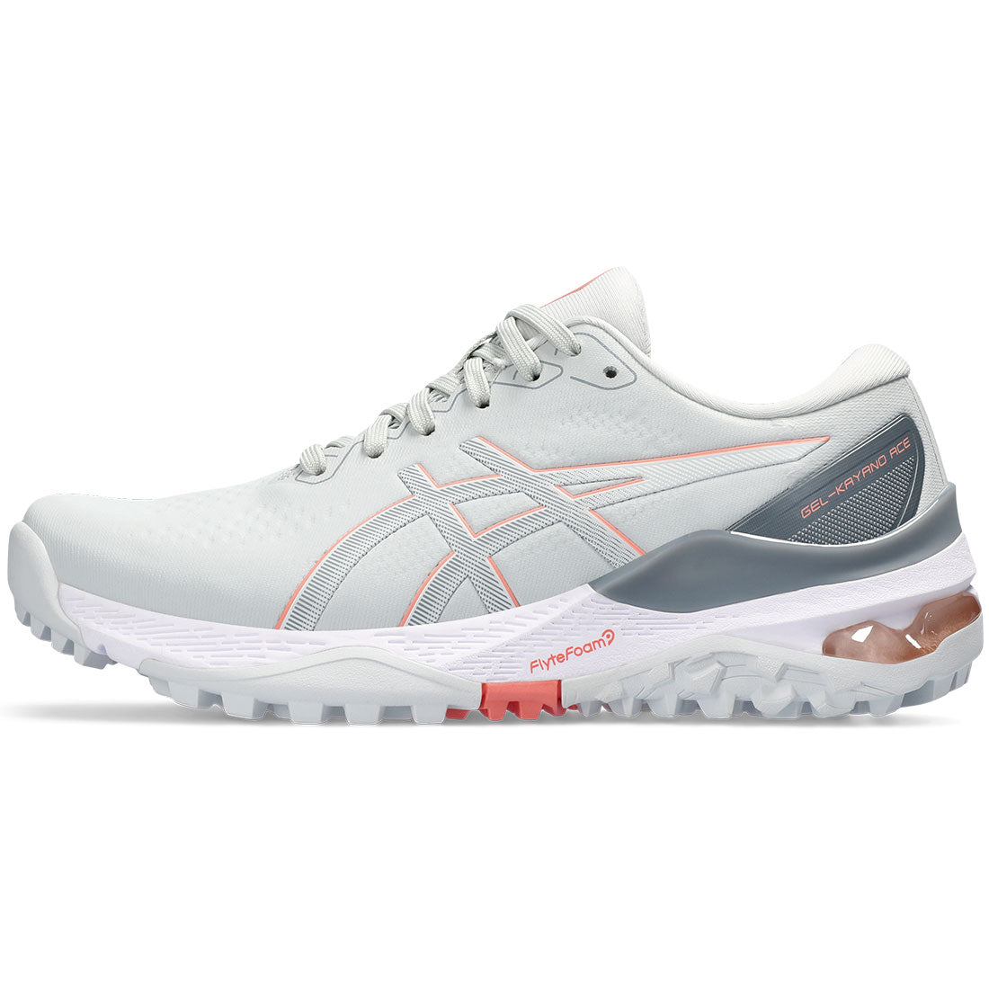 Asics Women's Gel-Kayano Ace 2 Golf Shoes Grey/Guava