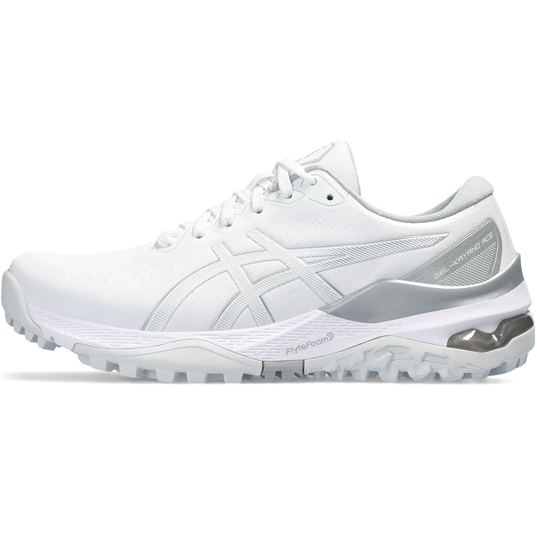 Asics Women's Gel-Kayano Ace 2 Golf Shoes White/Pure Silver