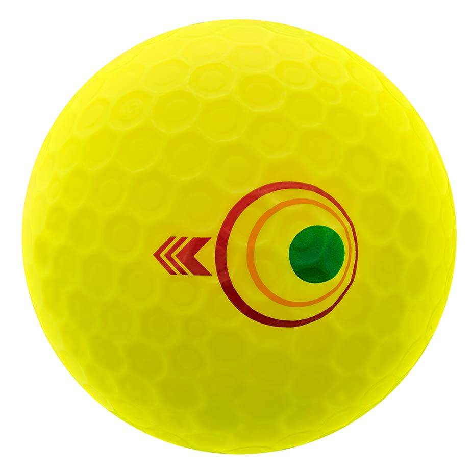 Bridgestone e12 Straight Matte Yellow Golf Balls
