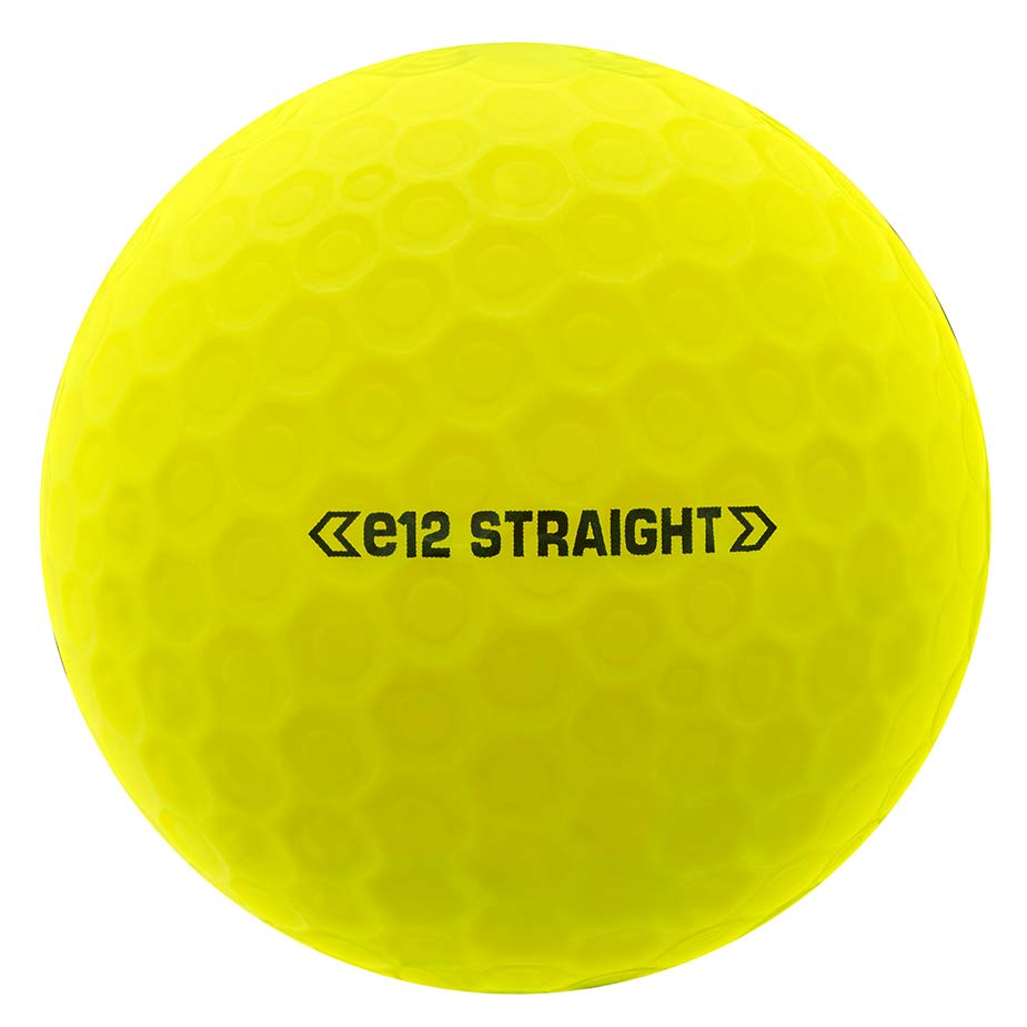Bridgestone e12 Straight Matte Yellow Golf Balls