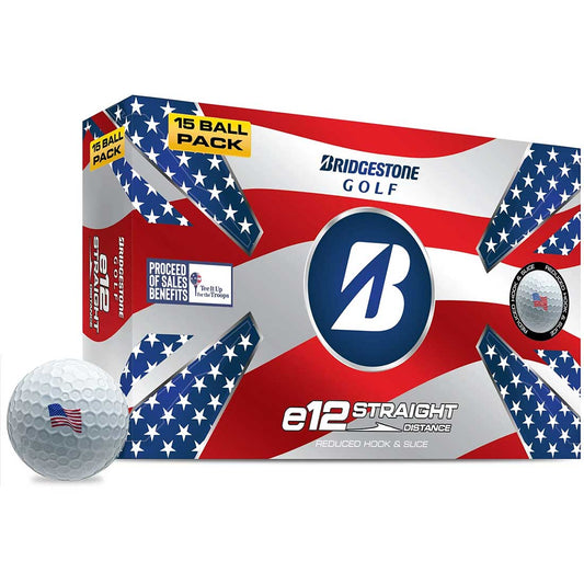Bridgestone e12 Straight Patriot 15-Pack Golf Balls