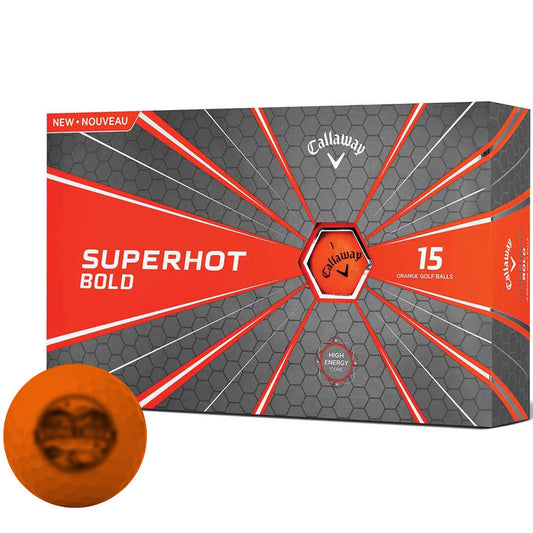Callaway 2018 Superhot Orange Logo Overrun Golf Balls