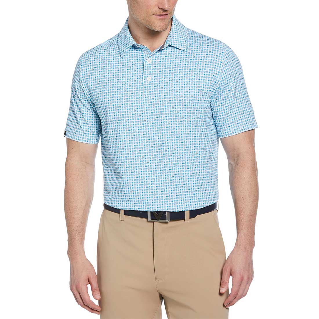 Callaway 18th Hole Food Print Golf Polo
