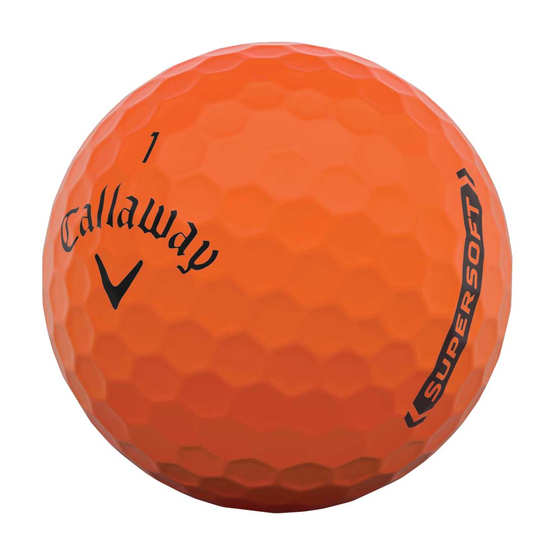 Callaway 2021 Supersoft Matte Orange Logo Overrun Golf Balls