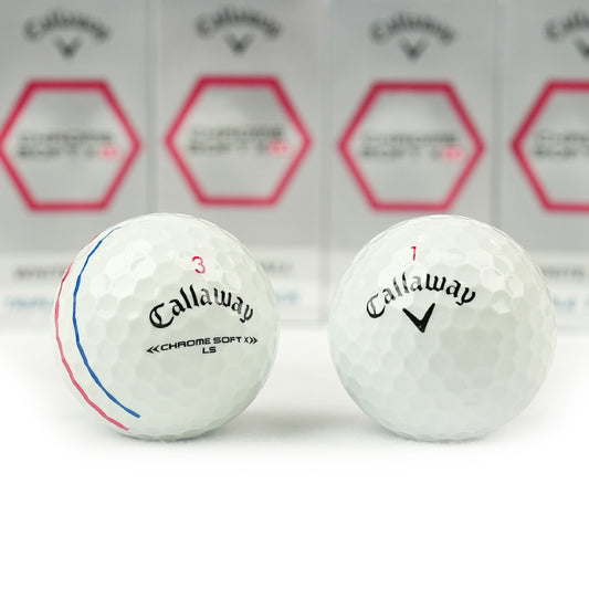 Callaway 2023 Chrome Soft X LS White and Triple Track Mixed Golf Balls